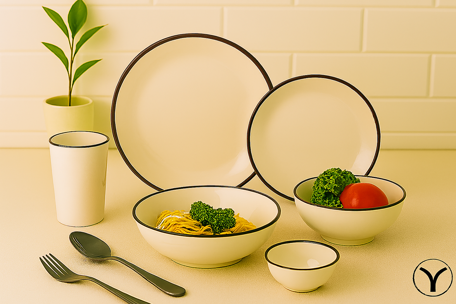 Melamine Dinner Set